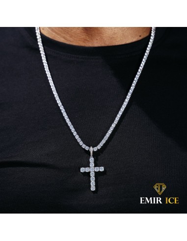 COLLIER PENDENTIF CROIX DIAMANT OR BLANC suggérées chez