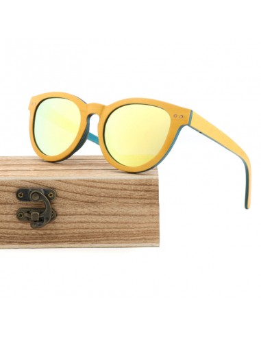 Lunettes de Soleil en Bois - Sunnys brillant des détails fins