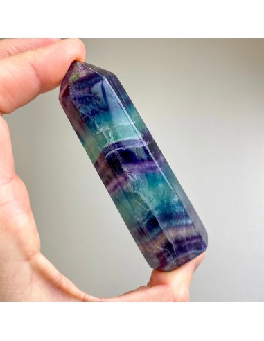 Pointe de Fluorite multicolore (concentration / créativité) s'inspire de l'anatomie humaine