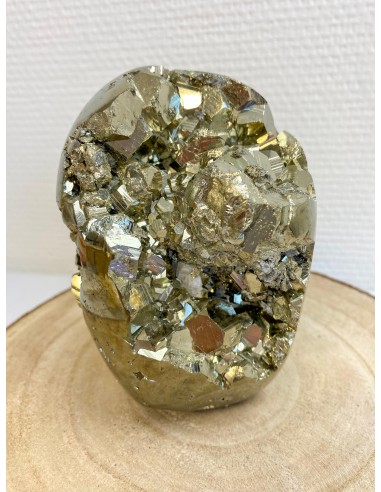 Forme Libre en Pyrite 1,4kg (abondance / chance) la colonne vertébrale