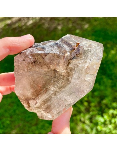 Quartz fumé Elestial fantôme (Avancer sans craintes et dans la stabilité) sur le site 