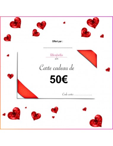 Cartes cadeaux de 50€ de pas cher