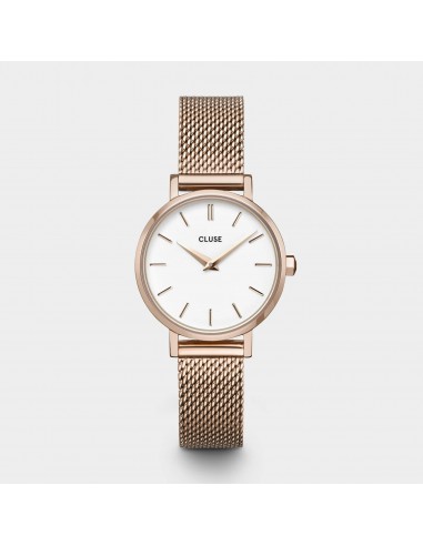 Cluse - Montre Boho Chic Petite Mesh Rose pas cher 