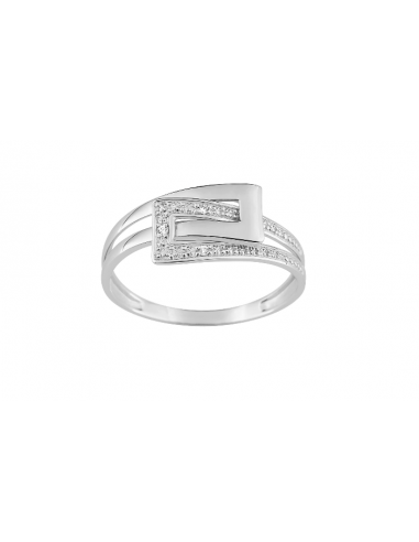 Pixies - Bague Femme Or Blanc Diamant en ligne des produits 