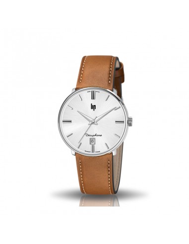 LIP - Montre Homme Dauphine Marron Silver 38 mm ouvre sa boutique