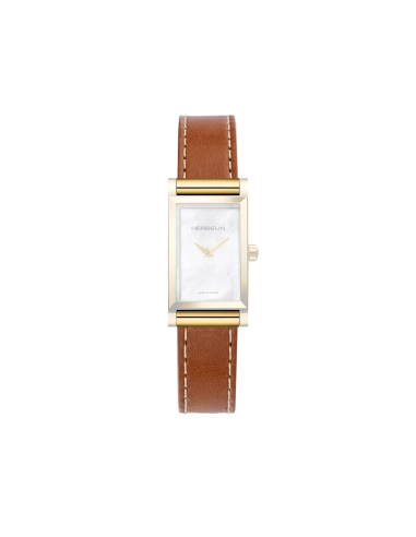 Michel Herbelin - Bracelet de Montre en Cuir Caramel Jusqu'à 80% De Réduction