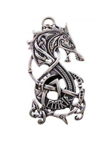 Collier Dragon Viking [Argent] Profitez des Offres !