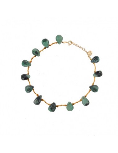 Bracelet goutte Emeraude - Mon Precieux Gem Pour