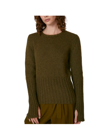 Pull en laine Prism - Khaki s'inspire de l'anatomie humaine