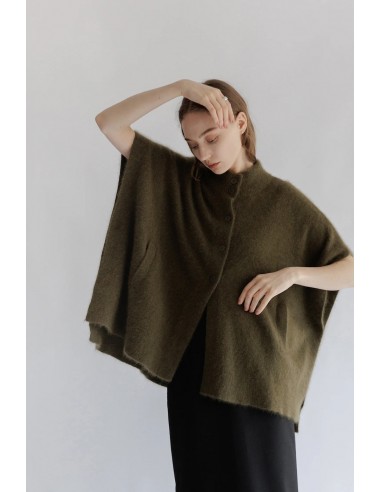 Poncho coloris Olive - 23338 - CT Plage À commander