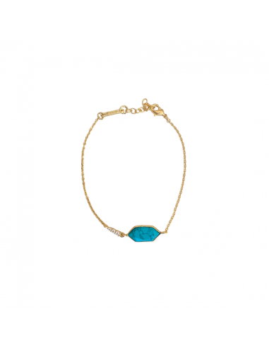 Bracelet Hexa Turquoise - Hanka In livraison et retour toujours gratuits