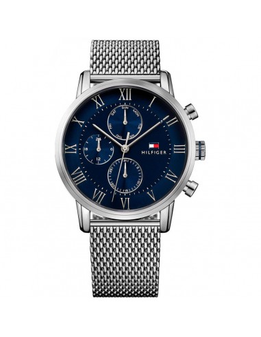 Tommy Hilfiger - Montre Homme Kane Acier Cadran Bleu pas chere