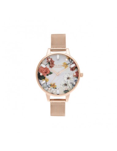 Olivia Burton - Montre Sparkle Florals Rose Gold Profitez des Offres !