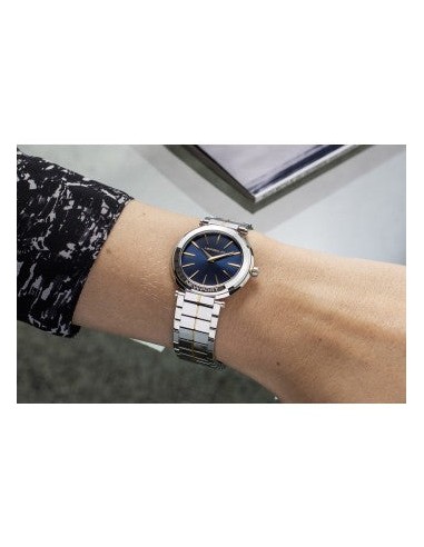 Michel Herbelin - Montre Newport Slim Cadran Bleu & Doré outlet