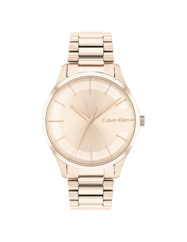 Calvin Klein - Montre Iconic Bracelet Champagne pas cher chine