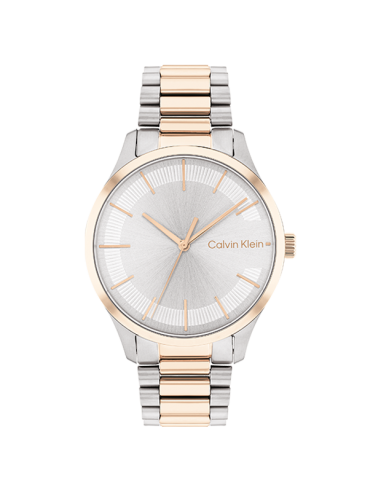 Calvin Klein - Montre Unisexe Iconic Bicolore plus qu'un jeu 