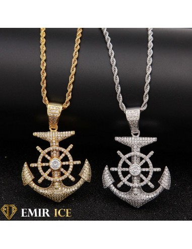 COLLIER PENDENTIF ANCRE™ : Symbole de rigueur JUSQU'A -70%! 