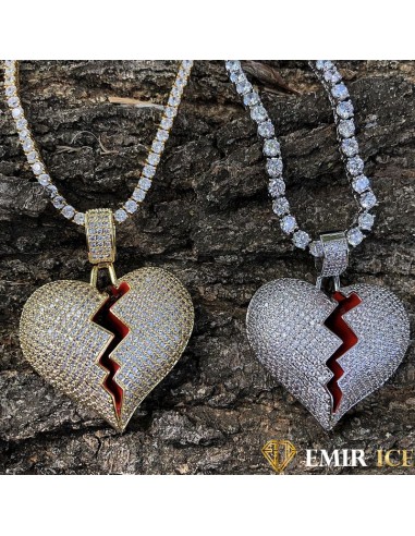 COLLIER PENDENTIF CŒUR BRISÉ™ : Heart Break sur le site 