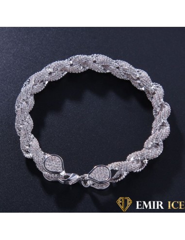 BRACELET EMIR TORSADÉ VVS OR BLANC 50-70% off 