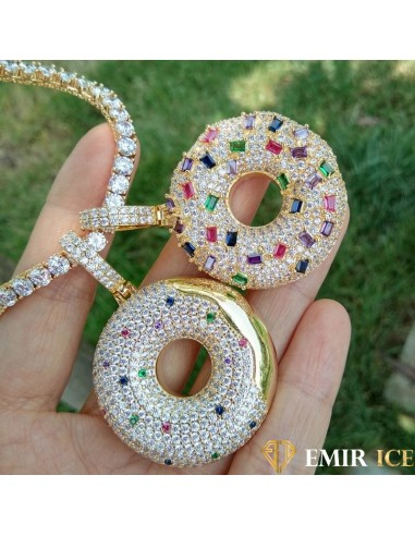 COLLIER PENDENTIF DONUT l'évolution des habitudes 