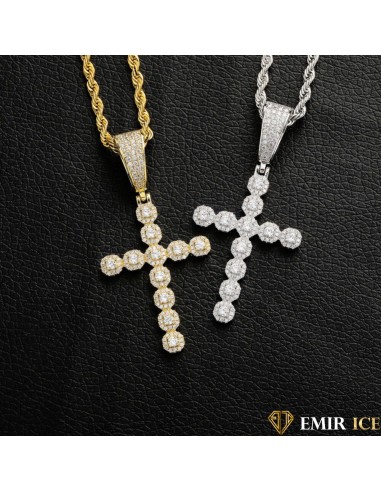 COLLIER PENDENTIF CRUCIFIX V2 : Symbole religieux pas cher