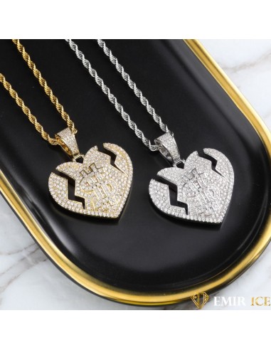 COLLIER PENDENTIF EMIR MONEY HEART 50% de réduction en Octobre 2024