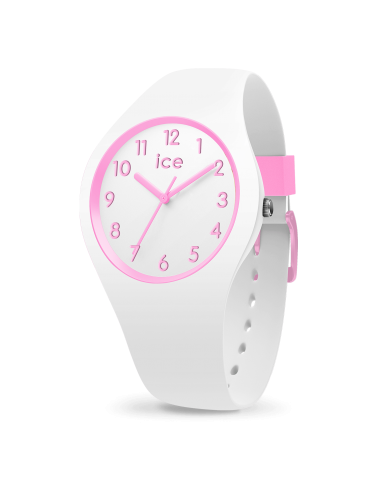 Ice Watch - Montre Silicone Blanc & Rose XS Faites des économies