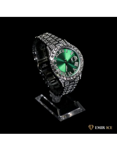 MONTRE EMIR GREEN WATCH OR BLANC de votre