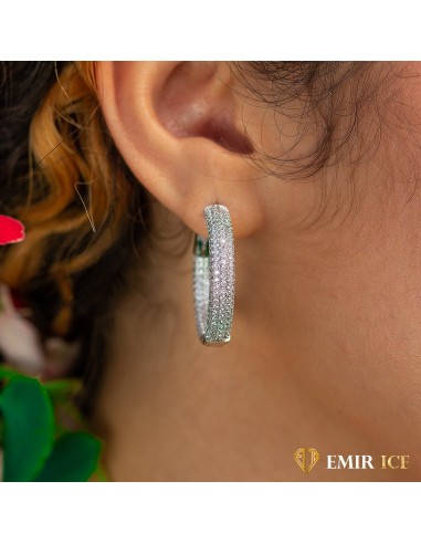 BOUCLE D'OREILLE "EMIR MARBELLA" | OR BLANC ouvre sa boutique